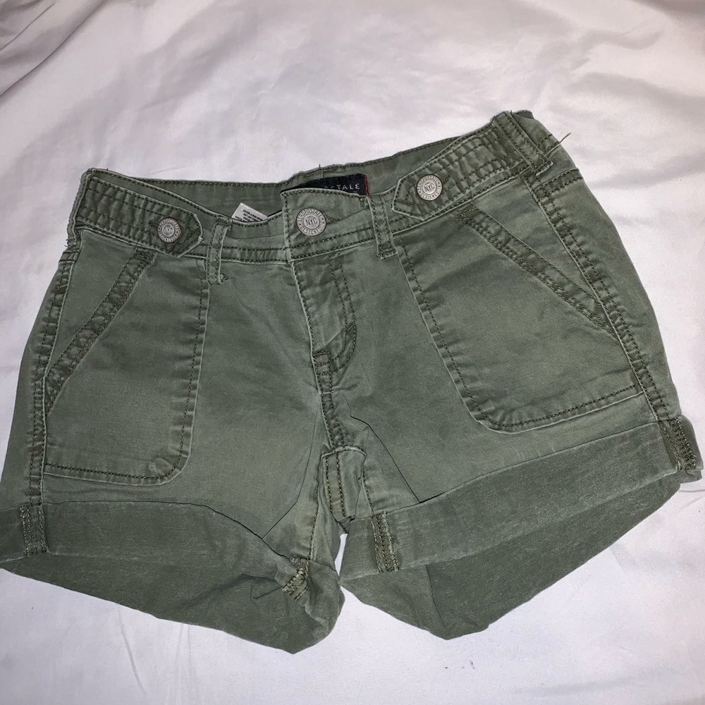 Green shorts